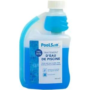 Poolsan Bouteille Doseuse De Desinfectant - 100% Sans Chlore - 250 Ml