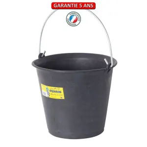 Seau caoutchouc 10 L