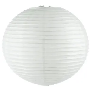 Lanterne Boule - Diam. 60 cm. - Blanc