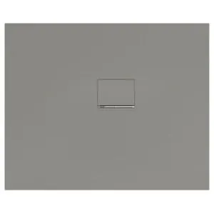 V&B; Bac à douche Squaro Infinity 110x90x4 cm, gris, installation d'angle à droite contre le mur ;…