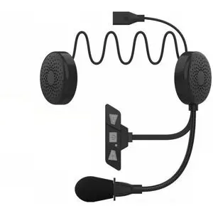 Casque De Moto Bluetooth 5.2 Black