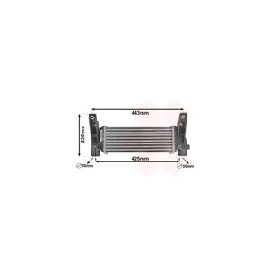 VAN WEZEL Intercooler, échangeur pour FORD: Connect (Ref: 18014724)