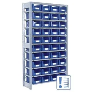Rayonnage À Tablettes Avec Tablettes Solides
