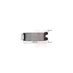 VAN WEZEL 40004332 Intercooler