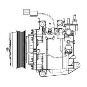 DELPHI Compresseur, climatisation pour HONDA: Civic (Ref: CS20503)