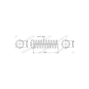 MONROE Ressort de suspension pour FORD: Kuga (Ref: SP3966)