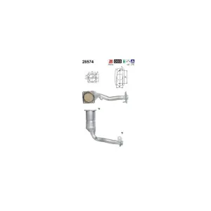 Catalyseur As 28574 Peugeot