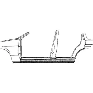 VAN WEZEL Marche-pied pour OPEL: Vectra (Ref: 3766103)