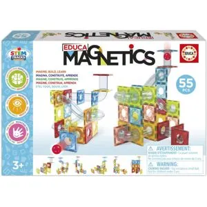 EDUCA BORRAS Magnetics Stem Tracks 55 pcs - Educa