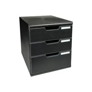 Modulo A4+ 3 Tiroirs Ecoblack Noir