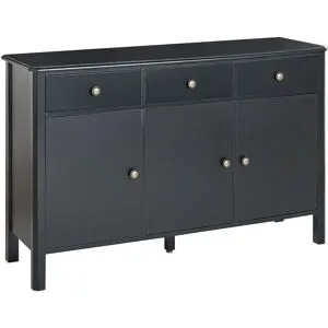 Commode 3 Portes Olate Noir