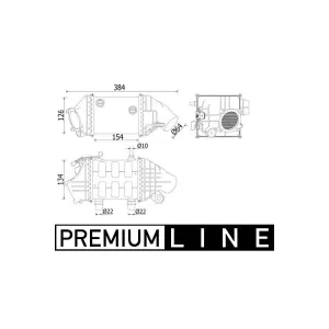 MAHLE CI 226 000P Intercooler