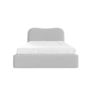 Juliette - Lit Coffre 180x200cm Gris Clair