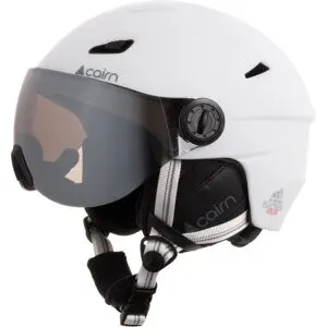 Cairn  - Electron Visor Mat White - L - Casque de ski avec visière