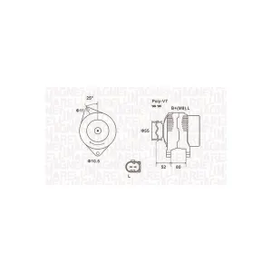Dynamo Magneti Marelli Mqa1837 Fiat
