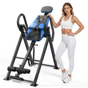 VEVOR Table d'Inversion Réglable, Banc d'Inversion Pliable Charge de 136 kg, Décompression pour Cou…