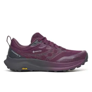 Chaussures Saucony Peregrine 16 GTX Violet Gris AW26 Femme, Taille 38 - EUR