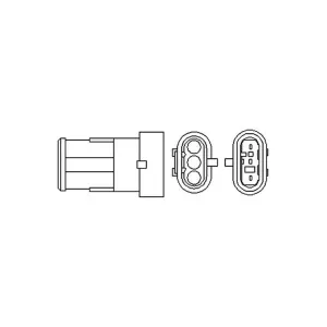 MAGNETI MARELLI Sonde lambda pour RENAULT: Kangoo, Clio, Thalia (Ref: 466016355098)