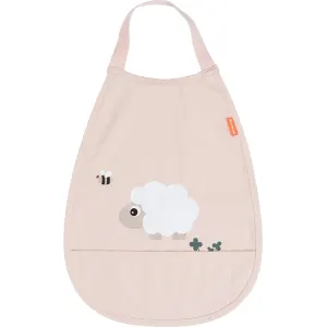 Bavoir élastique Tiny farm Rose
