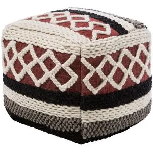 Pouf Sagar Coton Multicolore