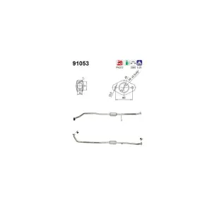 Catalyseur As 91053 Suzuki