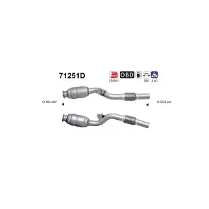 AS 71251D Catalyseur