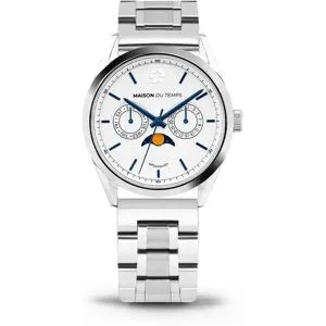 MaisonDuTemps MTOmicron MoonPhase Blanc Acier