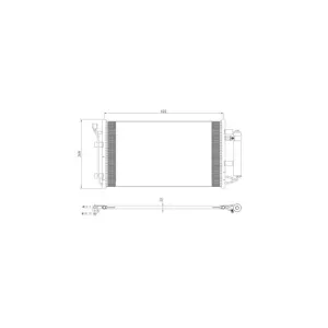 NRF B.V. Condenseur, climatisation pour NISSAN: Leaf (Ref: 350493)