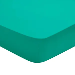 Drap housse studio coton vert