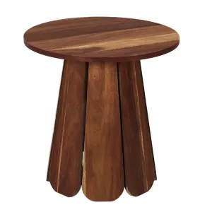 Table d'Appoint Design Will 45cm Marron