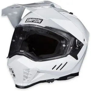 Casque intégral Simpson XCURSION - SOLID Blanc