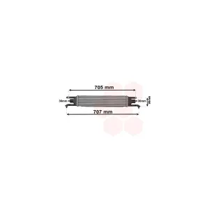 VAN WEZEL 17004319 Intercooler