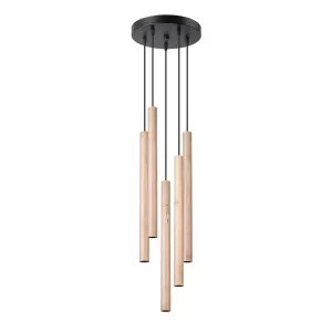 Suspension Acier Bois G9 5 Pastelo