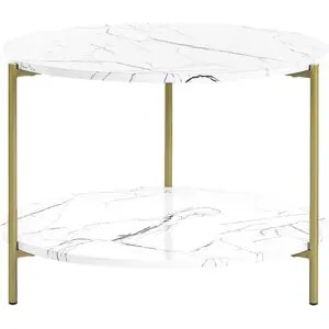 Table Basse Reva Marbre Blanc