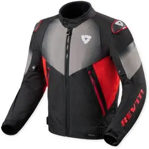 Blouson Moto Rev it CONTROL H2O Noir/Rouge