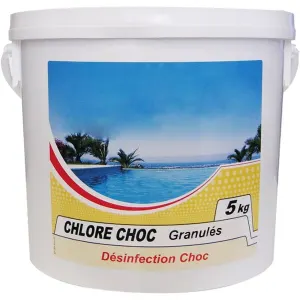 Chlore choc granulé 5kg - CHLORE CHOC GRANULES