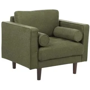 Fauteuil Nurmo Tissu Vert Foncé
