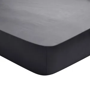 Drap housse studio coton carbone