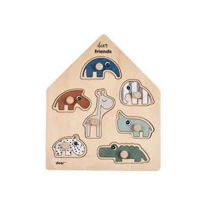 Peg Puzzle - Deer Friends