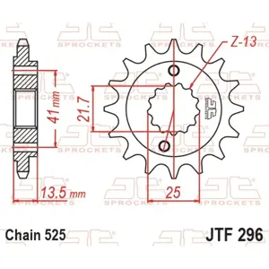 JTSPROCKETS JTF296.15 Pignons à chaîne