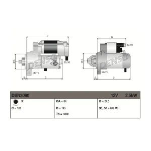 DENSO DSN3090 Démarreur
