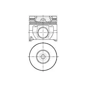 NURAL Piston pour CITROËN: Jumpy, Dispatch & FORD: Transit/Tourneo (Ref: 87-148105-00)