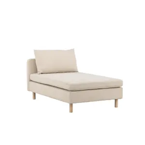 Module de Canapé Méridienne Zero 152cm Beige
