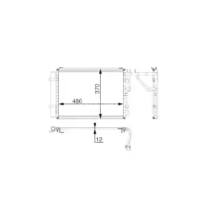 MAHLE AC 59 000P Condenseur, climatisation