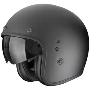 Casque jet Scorpion Exo BELFAST EVO - SOLID Noir Perle Mat