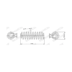 MONROE Ressort de suspension pour AUDI: Q2 (Ref: SP4407)
