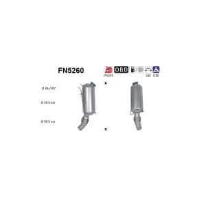 AS FN5260 Filtre à particules