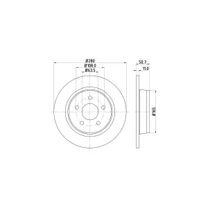 Disque De Frein Hella 8dd355118211 Ford
