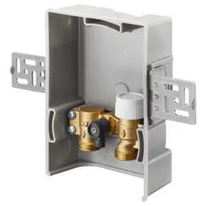 Commande de température ambiante Oventrop Unibox 1022723 sans couvercle, avec thermostat