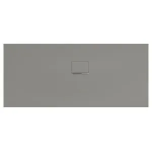 V&B; Bac à douche Squaro Infinity 170x75x4cm, gris, angle installation droite contre mur ; Villeroy…